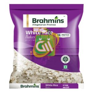 Brahmins White Rice Flakes  (White Aval) 500 g